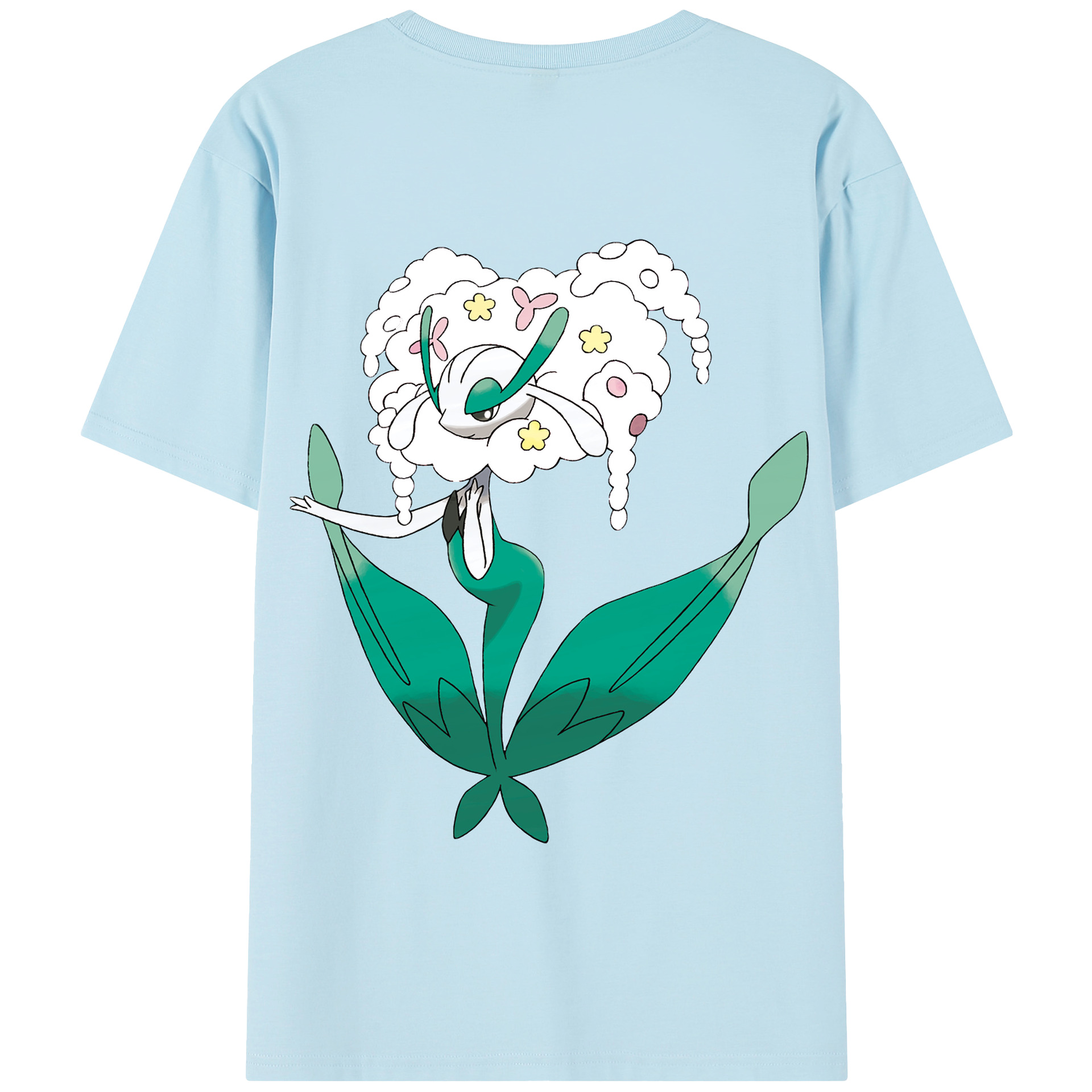 （画像用） ポケットモンスター Pokémon 綿100％半袖Tシャツ（背面プリント）